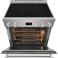 30 inch Stainless Induction Freestanding Range