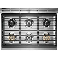 36 inch Stainless Dual-Fuel Freestanding Range