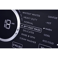 4.5 Cu. Ft. White Front Load Washer