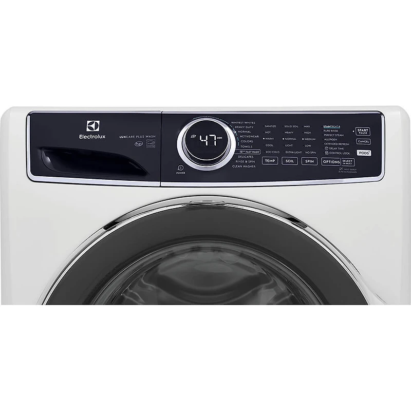 4.5 Cu. Ft. White Steam Front Load Washer