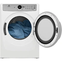 8.0 Cu. Ft. White Electric Front Load Dryer
