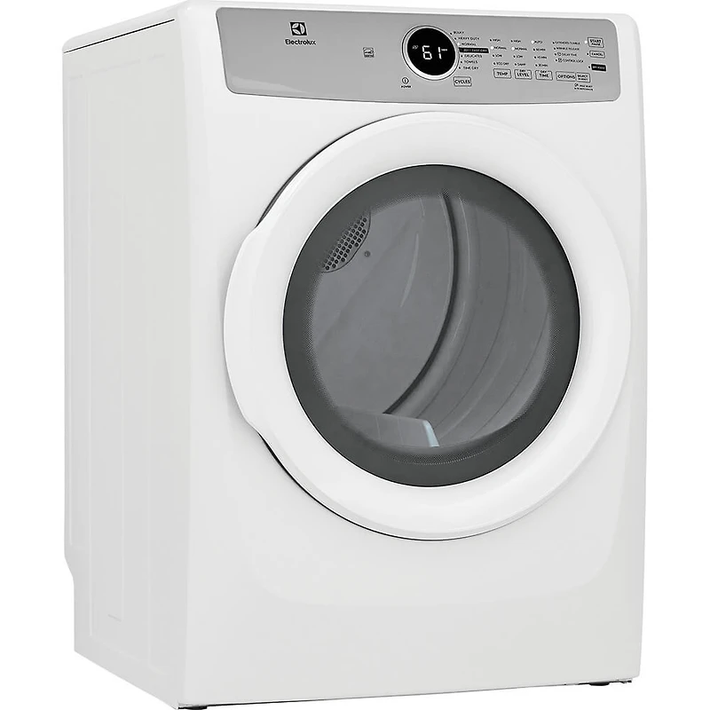 8.0 Cu. Ft. White Electric Front Load Dryer