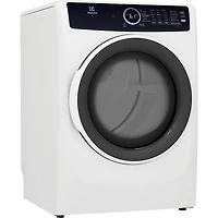 8.0 Cu. Ft. White Electric Steam Front Load Dryer