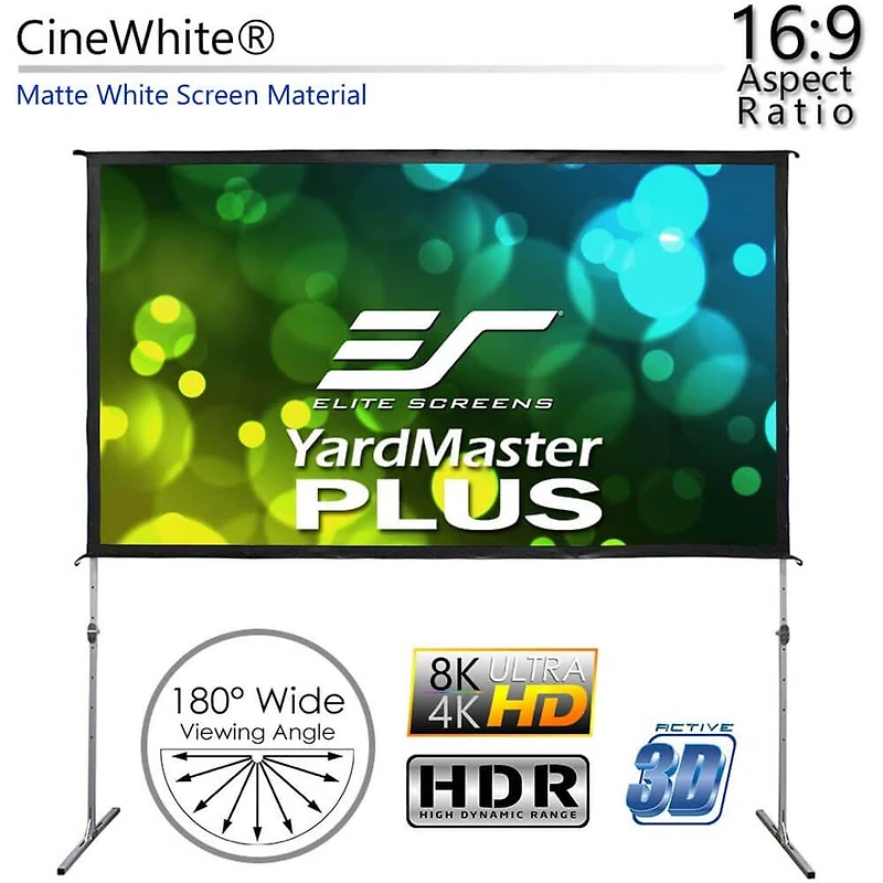 Yard Master Plus 120 inch Manual Projection Screen OPEN BOX