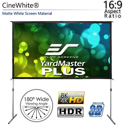 Yard Master Plus 120 inch Manual Projection Screen OPEN BOX