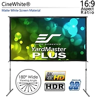 Yard Master Plus 120 inch Manual Projection Screen OPEN BOX