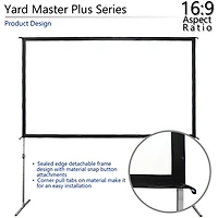 Yard Master Plus 120 inch Manual Projection Screen OPEN BOX