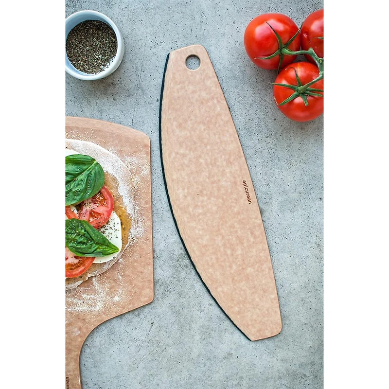 16 inch Pizza Cutter - Natural/Slate