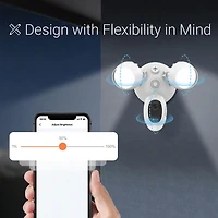 LC1C Two-in-One Outdoor Security Camera & Floodlight