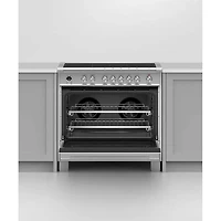 36 inch Stainless Induction Range, 5 Zones with SmartZone & Self-Cleaning
