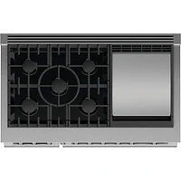 48 inch Stainless Smart Gas Double Oven Range