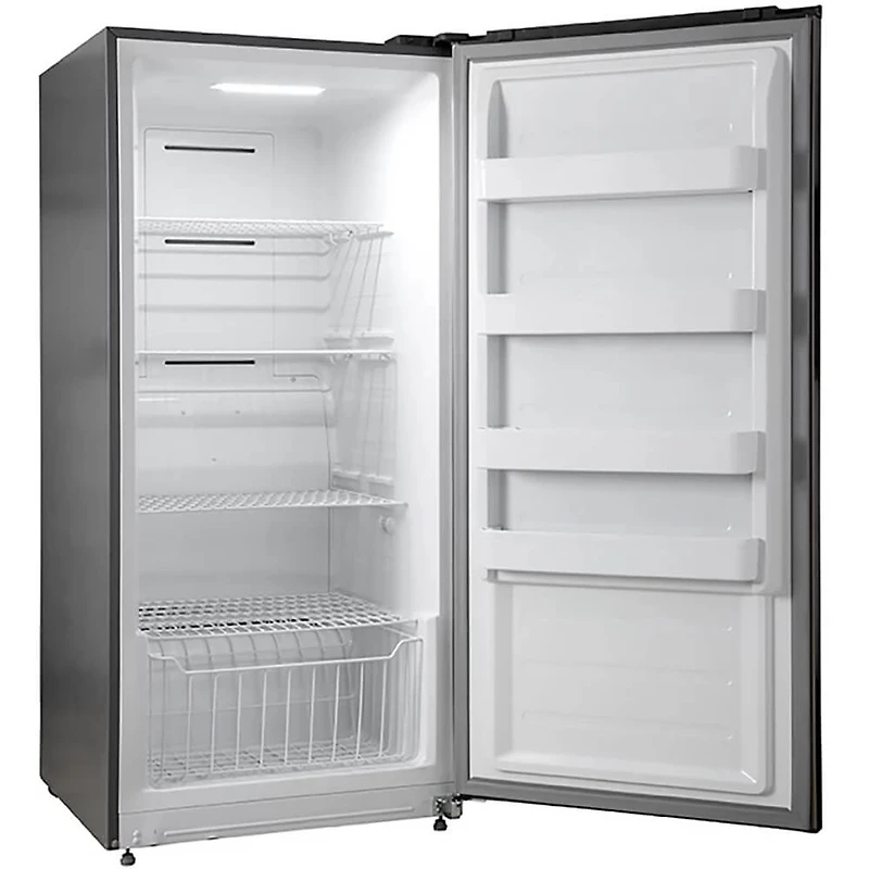 13.8 Cu. Ft. Stainless Right Swing Refrigerator