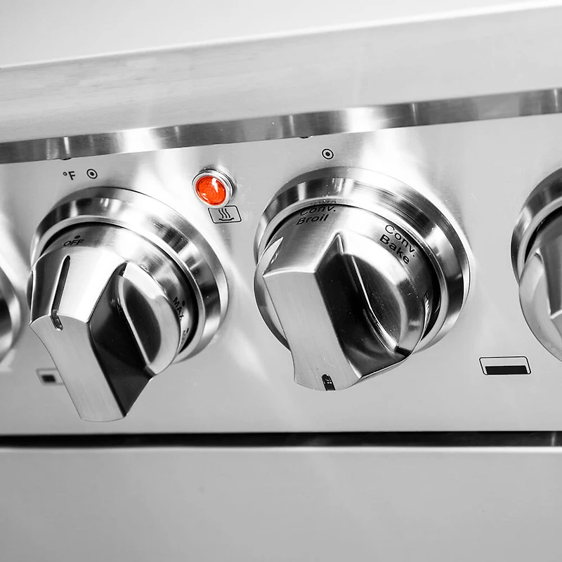 30 inch Cossato Stainless Duel Fuel Electric Gas Range