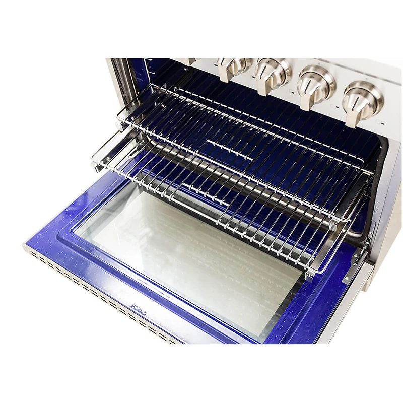 30 inch Cossato Stainless Duel Fuel Electric Gas Range