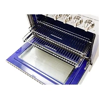 30 inch Cossato Stainless Duel Fuel Electric Gas Range