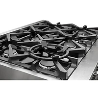36 inch Cossato Stainless Duel Fuel Electric Gas Range