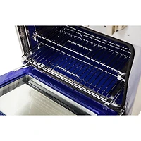 48 inch Cossato Stainless Duel Fuel Electric Oven & Gas Surface Range