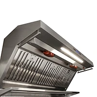 48 inch Savona Stainless 1200 CFM Wall Mount Range Hood