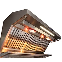 48 inch Savona Stainless 1200 CFM Wall Mount Range Hood