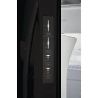 25.6 Cu. Ft. Side-by-Side Refrigerator - Black - OPEN BOX