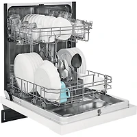 52 dBA White Built-In Dishwasher