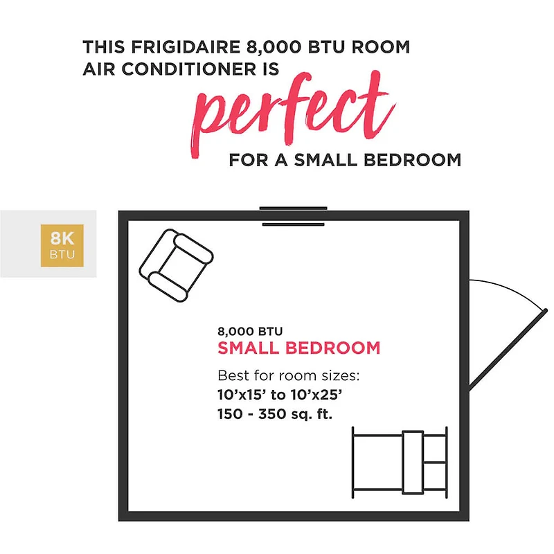 8,000 BTU WiFi Connected Window Air Conditioner