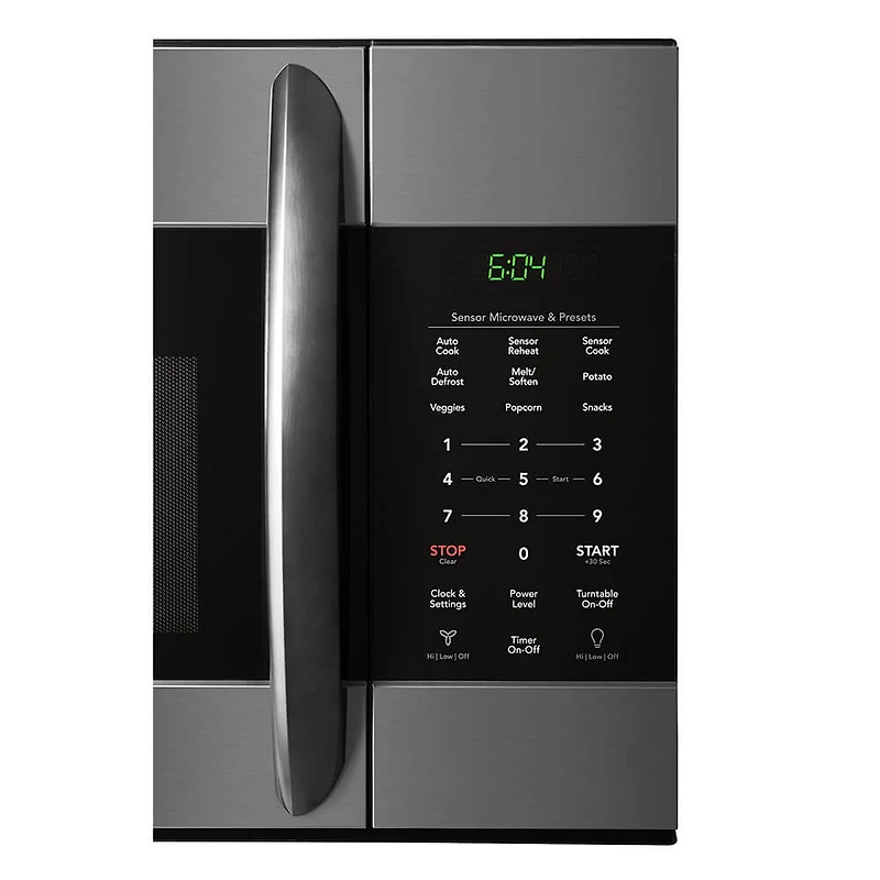 1.7 Cu. Ft. Over-the-Range Black Stainless Microwave - OPEN BOX