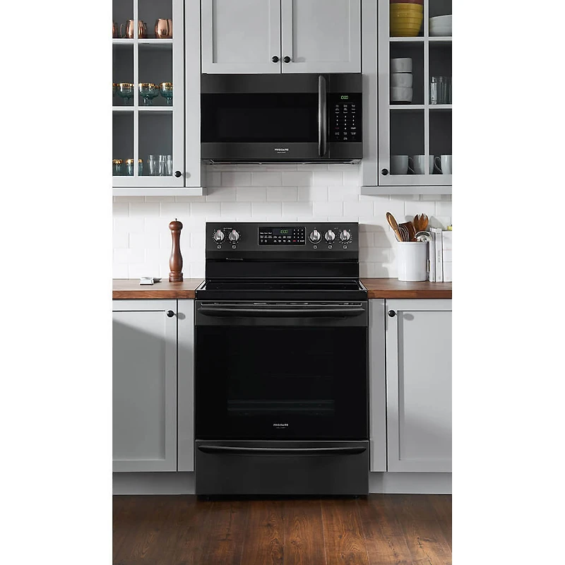 1.7 Cu. Ft. Over-the-Range Black Stainless Microwave - OPEN BOX