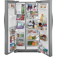 25.6 Cu. Ft. Stainless Standard Depth Side by Side Refrigerator