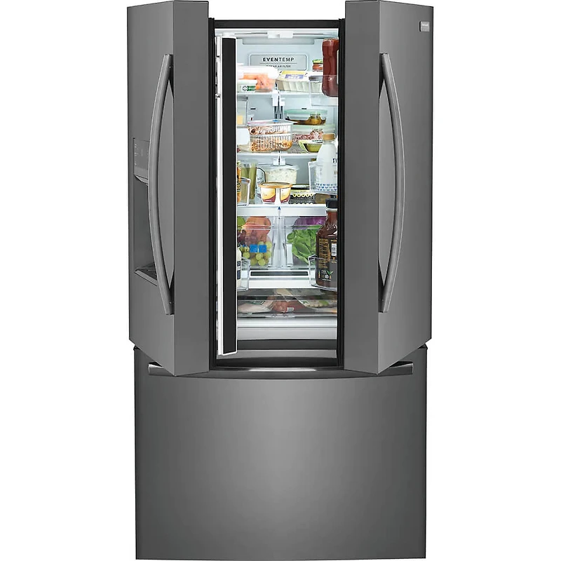 27.8 Cu. Ft. Black Stainless French Door Refrigerator