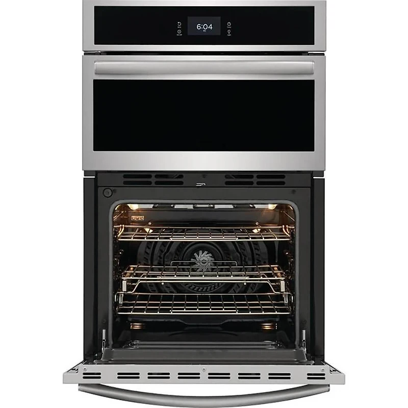27 inch Stainless Electric Microwave and Wall Oven Combination