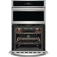 27 inch Stainless Electric Microwave and Wall Oven Combination
