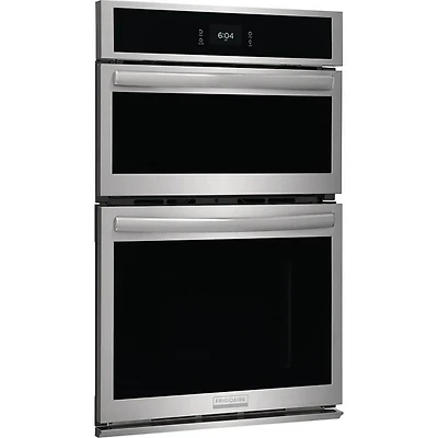 27 inch Stainless Electric Microwave and Wall Oven Combination