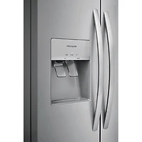 25.6 Cu. Ft. Stainless Side by Side Refrigerator - OPEN BOX