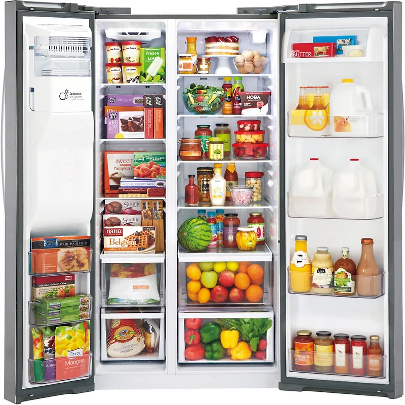 26 Cu. Ft. Stainless Side-by-side Refrigerator