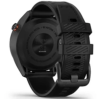 Black Stainless Steel with Black Band Smart Watch - OPEN BOX