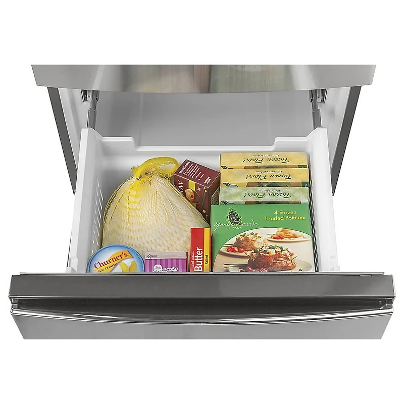 11.9 Cu. Ft. Stainless Bottom-Freezer Refrigerator