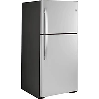 19.2 Cu. Ft. Stainless Steel Top-Freezer Refrigerator