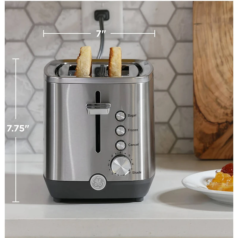 2-Slice Stainless Steel Toaster - OPEN BOX