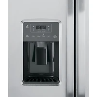 23 Cu. Ft. Stainless Side-By-Side Refrigerator