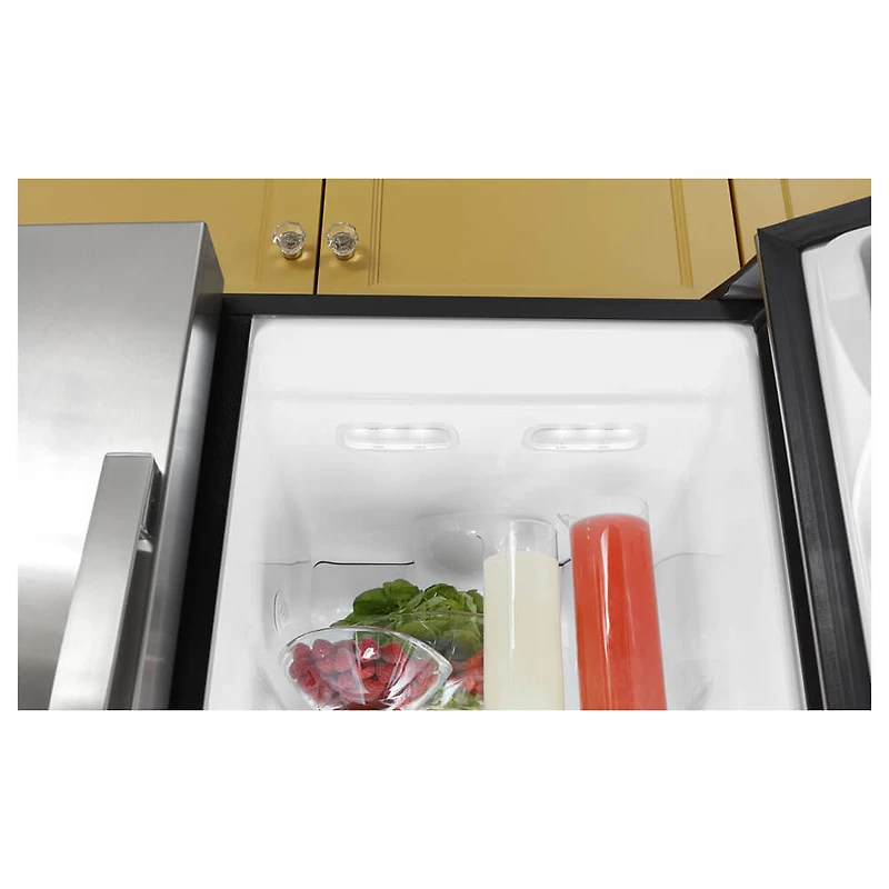 23 Cu. Ft. Stainless Side-By-Side Refrigerator