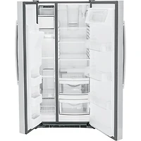 23 Cu. Ft. Stainless Side-By-Side Refrigerator