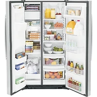 25.3 Cu. Ft. Stainless Side-By-Side Refrigerator