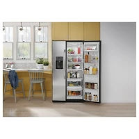 25.3 Cu. Ft. Stainless Side-By-Side Refrigerator