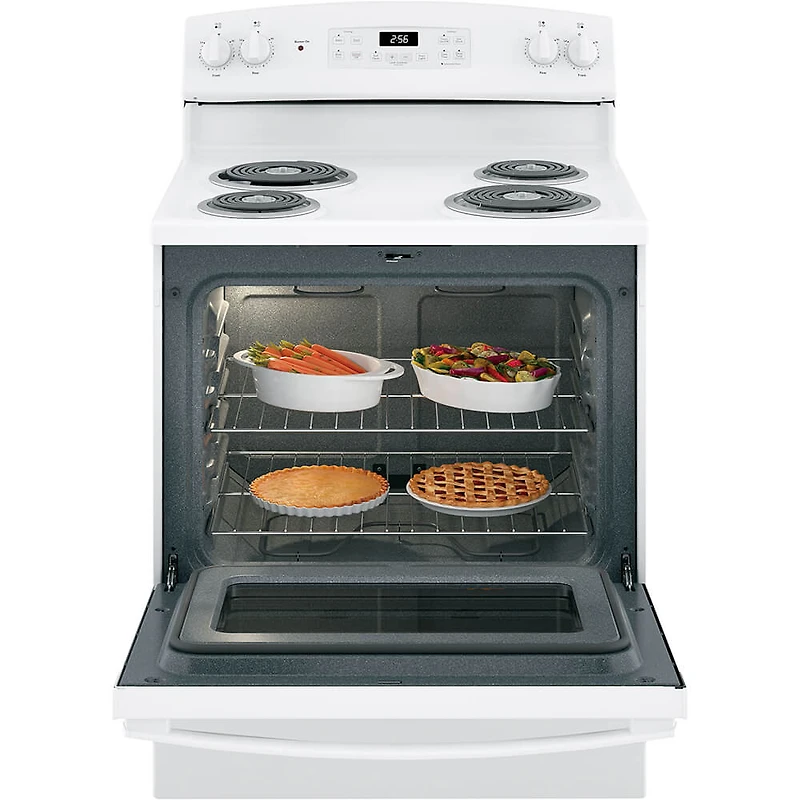5.0 Cu. Ft. White Freestanding Electric Range - OPEN BOX