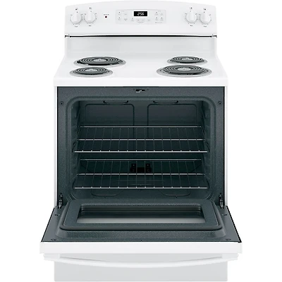 5.0 Cu. Ft. White Freestanding Electric Range - OPEN BOX