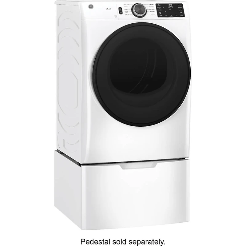 7.8 Cu. Ft. Front Load Smart Gas Dryer - White