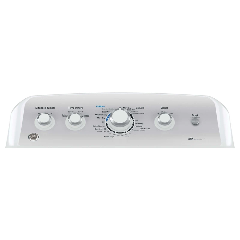 7.2 Cu. Ft. White Top Load High Efficiency Electric Dryer