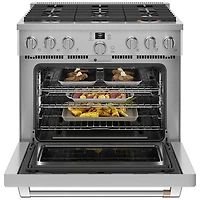 6.2 Cu. Ft. Stainless 36 inch Freestanding Gas Convection Range
