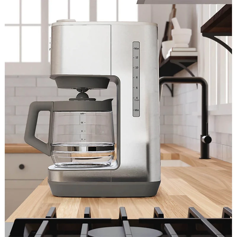 Drip Coffee Maker with Glass Carafe - Stainless Steel - OPEN BOX